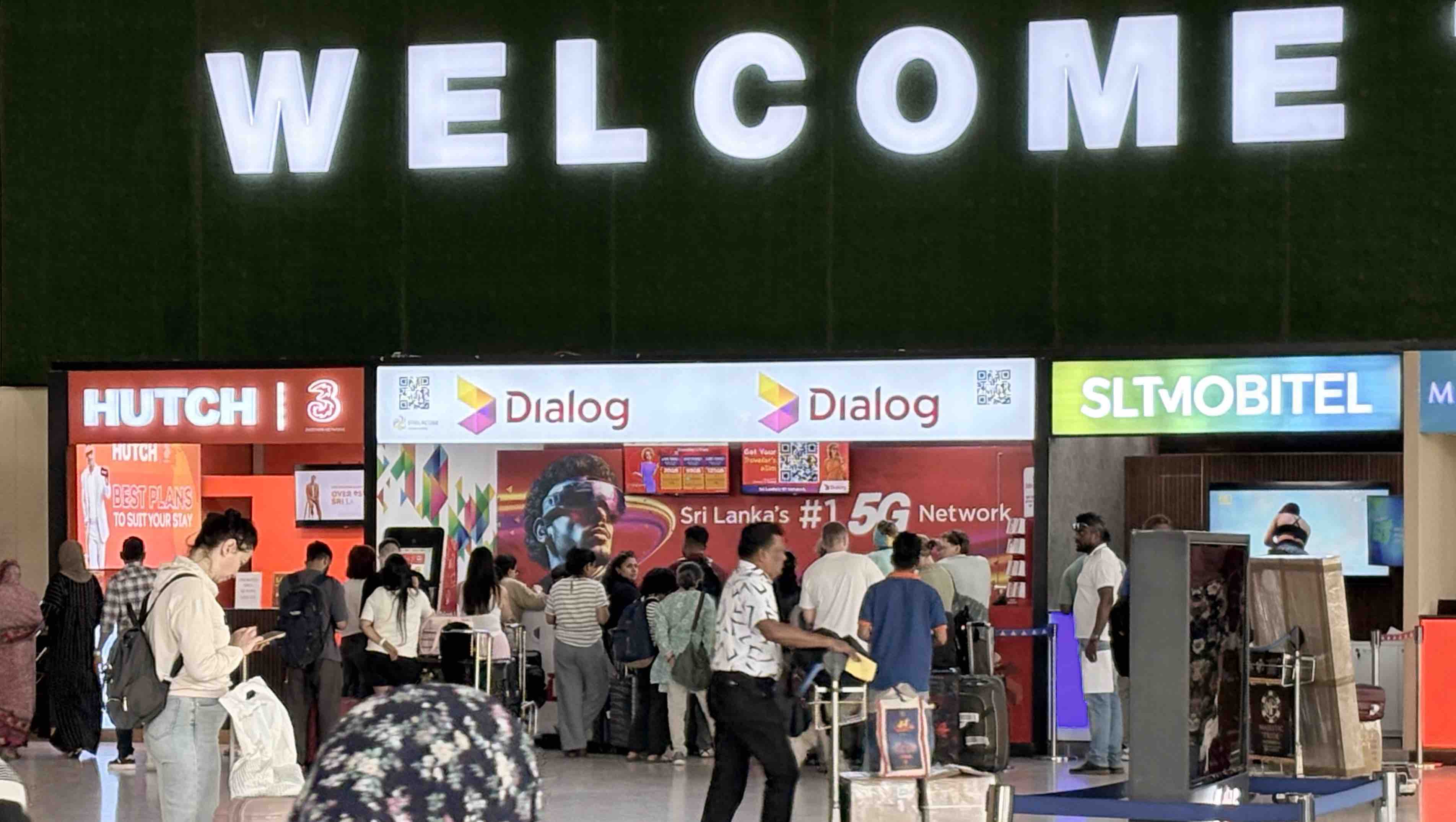 Skip the Dialog SIM card queue at CMB Colombo Airport - Sri Lanka tourist SIM guide 2026