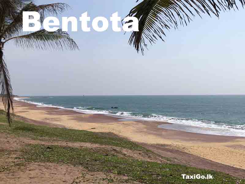 Sunny beach resort at Bentota on Sri Lanka's south-west coast